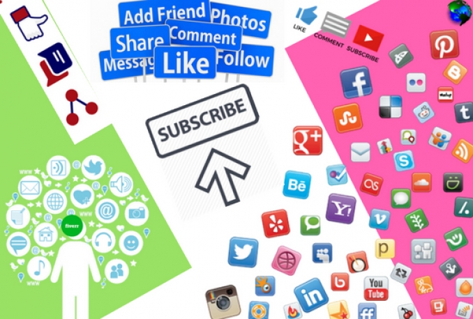 to any social marketing like, comment, share, and YouTube subscribe