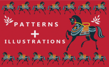 design multiple trendy patterns for textile, fabric