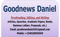 write, edit and proofread your write-up